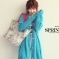 韩国正品女装网店代理 naning9麻花编织长款针织开衫（2色）
