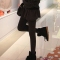 韩国服饰热款 百搭显瘦纯色裙式打底裤（2色）