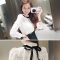 韩国女装网店代销气质雨滴镂空蕾丝衫