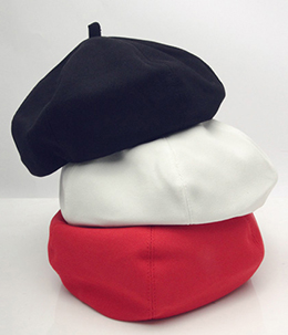 韩国正品女装网店代理 iampretty气质纯色贝雷帽（3色）