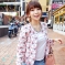 韩国女装正品代购 QNG浪漫大花短外套开衫（2色）
