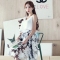 韩国服饰网 dabagirl气质套装（雪纺衫+大花网纱半身裙）