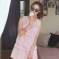 韩国女装代购 babirolen镂空套装（无袖衫+半身蛋糕短裙）2色
