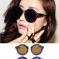 韩国女装代销 stylenanda潮人街拍风复古金属圆墨镜（3色）