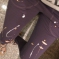 韩国服装代购 ribbontie彩漆喷溅破洞做旧小脚长裤（2色）