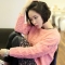 韩国女装代理 pinkboll麻花编织短款毛衣