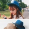 【韩国官网正品 可验证】cherrykoko皮带装饰气质大沿帽（2色）