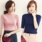 韩国女装批发 naning9气质百搭纯色修身针织衫（2色）