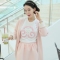 韩国服饰网店代理 pinkboll百搭纯色中长款针织开衫（2色）