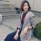 韩国女装正品代购 babirolen气质男友风中长款大衣外套（2色）