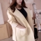 韩国女装秋冬爆款 bubbleandchic口袋装饰宽松版大衣外套
