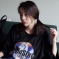 韩国女装代购新款 mocobling街拍风字母中长款T恤（2色）