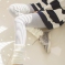 韩国品牌女装代购 bongjashop百搭显瘦袜套款打底裤（4色）