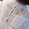 韩国女装秋冬爆款 babirolen超仙蕾丝花边拼接衬衫