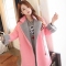 韩国服装代理 cherry-spoon绒绒保暖粉色麂皮外套大衣