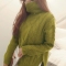 韩国女装品牌代理 naning9麻花编织高领针织衫