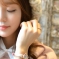 韩国正品代购 attrangs珍珠装饰套装（上衣+花苞短裙）2色