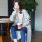 韩国女装代销 mocobling蝴蝶结修身气质长款风衣（2色）
