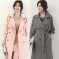 韩国正品代购批发 naning9蝴蝶结腰带经典长款风衣（2色）
