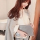 韩国服饰代购 cherry-spoon气质长款系带大衣（2色）多穿法