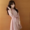 韩国女装网店代理 fiona气质蝴蝶结腰带连衣裙（2色）