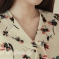 韩国服饰批发 fiona气质油画式碎花衬衫