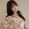 韩国女装网店代销 fiona气质碎花衬衫（2色）