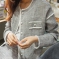 韩国服饰网 cherrykoko小香风珍珠流苏装饰夹克外套