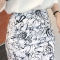 韩国服饰春夏热款 ddaddadda气质素雅高腰包臀半身短裙（2色）