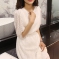 韩国服饰批发 babirolen超仙高腰花边蕾丝连衣长裙（2色）