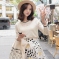 韩国女装代购新款 babirolen复古波点大花高腰半身短裙（2色）