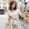 韩国女装代购新款 babirolen复古波点大花高腰半身短裙（2色）