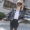 韩国正品女装网店代理 11am街拍流苏包臀半身短裙（2色）